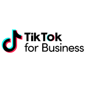 tik tok for business logo